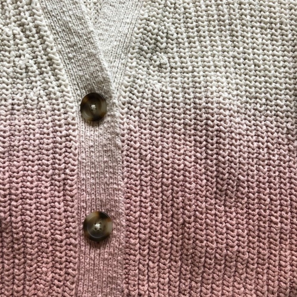Madewell Dip-Dye Courtland Cardigan Sweater - Picture 2 of 5